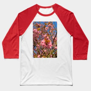 Sunlit Cherry Blossom Baseball T-Shirt